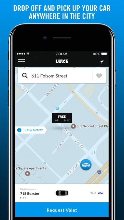 Luxe: On Demand Valet Parking & Car Services
