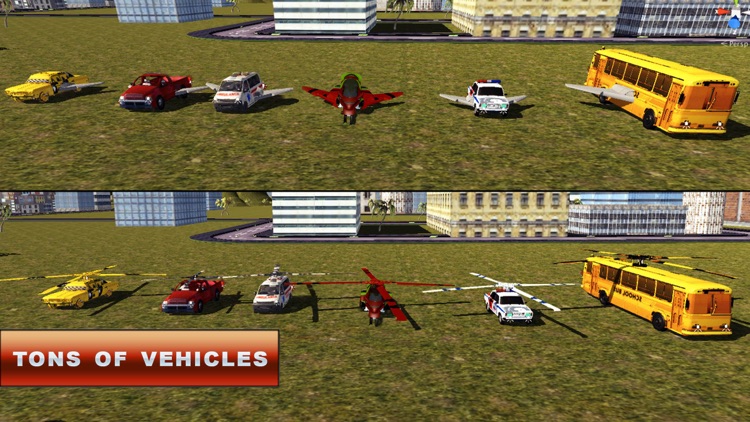 Hover Bike Driving Robot: Flying Simulator screenshot-4