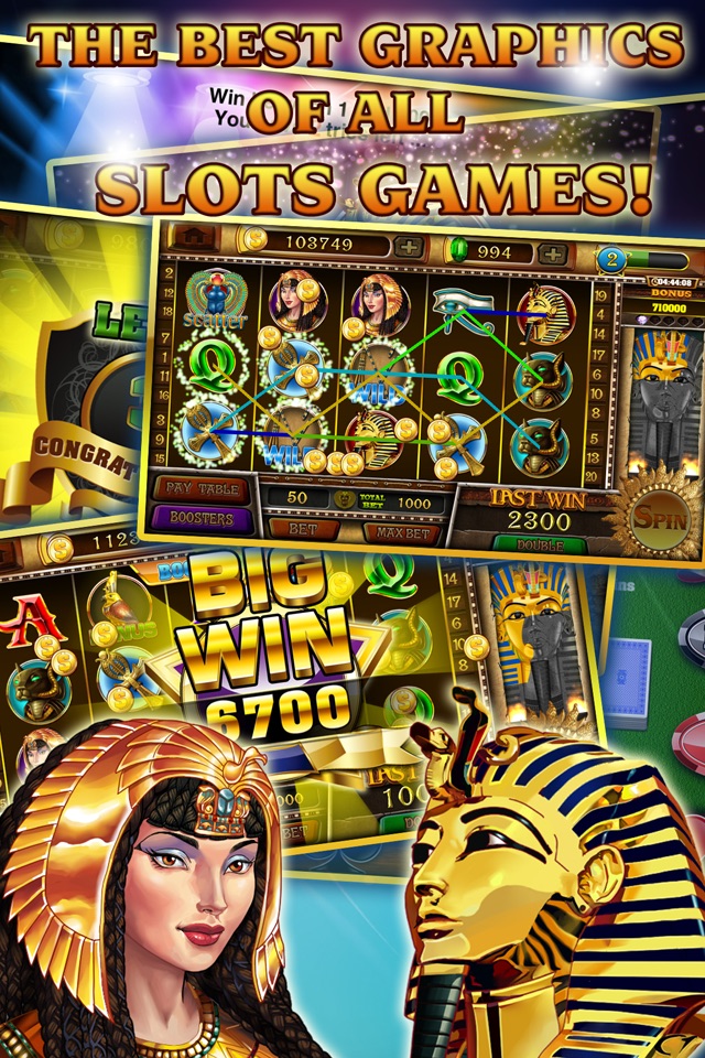 Slots - Pharaoh's Treasure screenshot 2