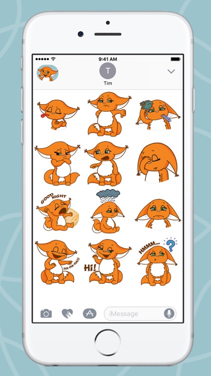 Squirrel Kroshka Shi Stickers