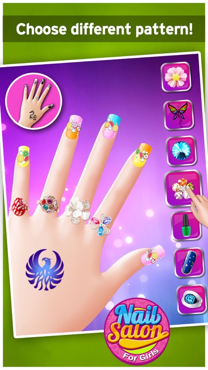 Nail Salon For Girls - Princess Nail Art And Color