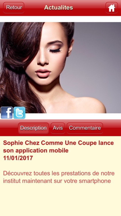 Sophie Chez Comme Une Coupe