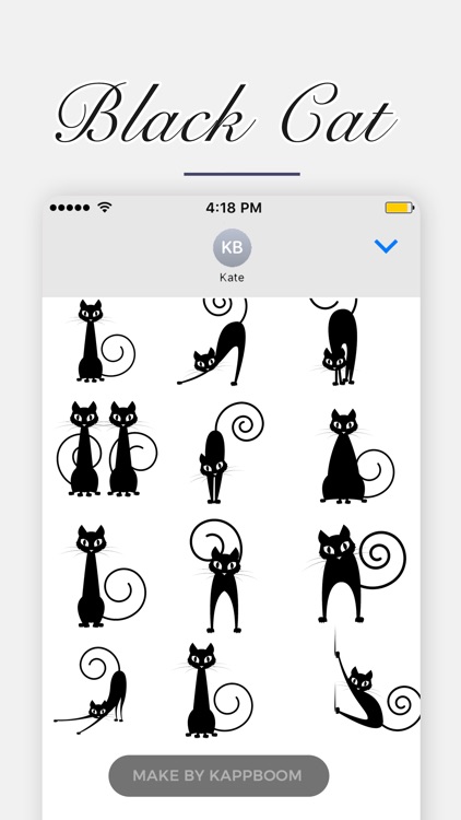 Black Cat Stickers! screenshot-3