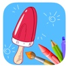 Draw Sweet Ice Cream Coloring Book Game Free
