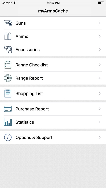 myArmsCache: Inventory Manager for Guns and Ammo