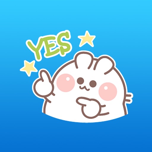 Winifred The Lovely Bunny English Stickers icon