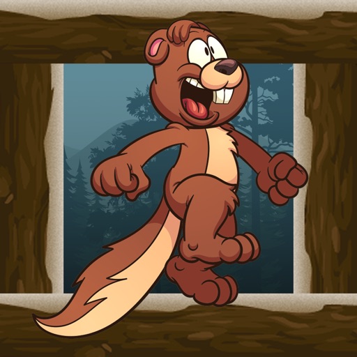 Squirrel Jump games : fun and jumping on the tree iOS App