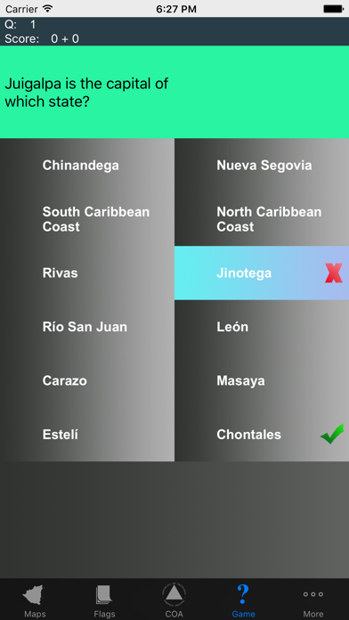 How to cancel & delete Nicaragua Department Maps and Capitals from iphone & ipad 4