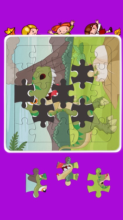 Kids dinosaur puzzle games for toddlers