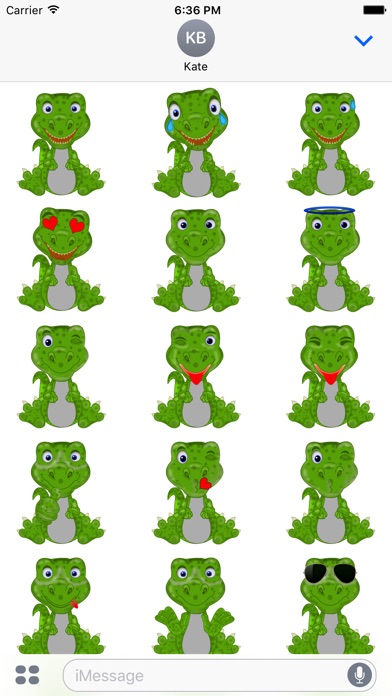 Mr Dino - Funny Stickersのスクリーンショット4 Mr Dino - Funny Stickersのスクリーンショット4