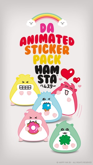 HAMSTA® Animated Sticker Pack(圖1)-速報App