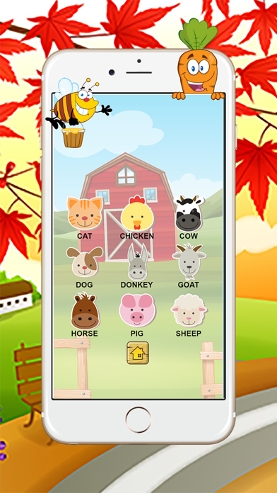 How to cancel & delete Funny Farm Animals with Phonics for Kids from iphone & ipad 1