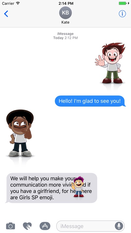 Boys SP emoji - iMessage Sticker Packs screenshot-4