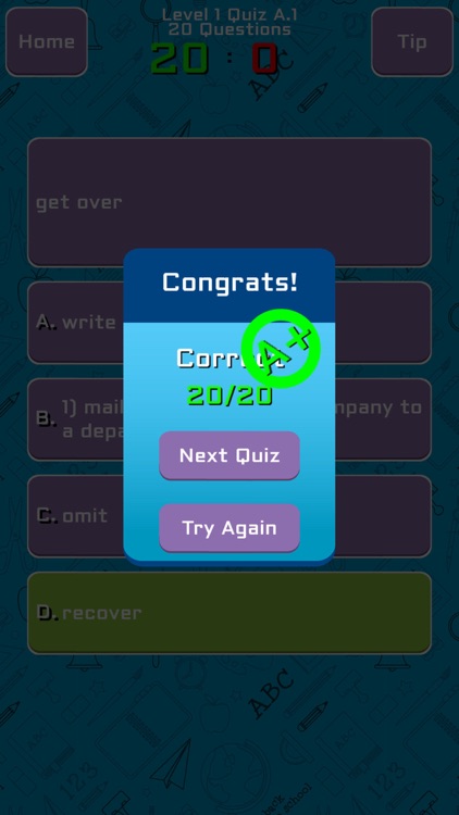 Advanced Academic Word Quiz screenshot-3