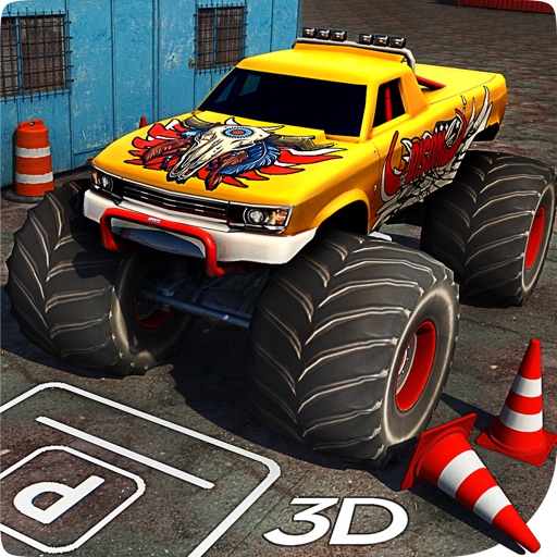 Extreme Monster Truck Parking 3D iOS App