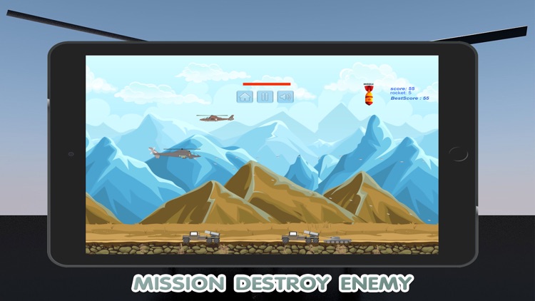 World Helicopter Gunship Air Strike Game