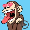 Crazy Funky Monkey Animated