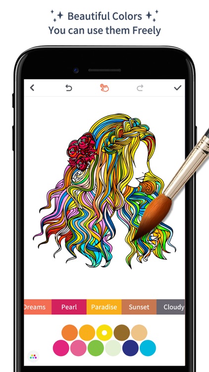 Color Doodle - Adults Coloring Book & Pigment Page