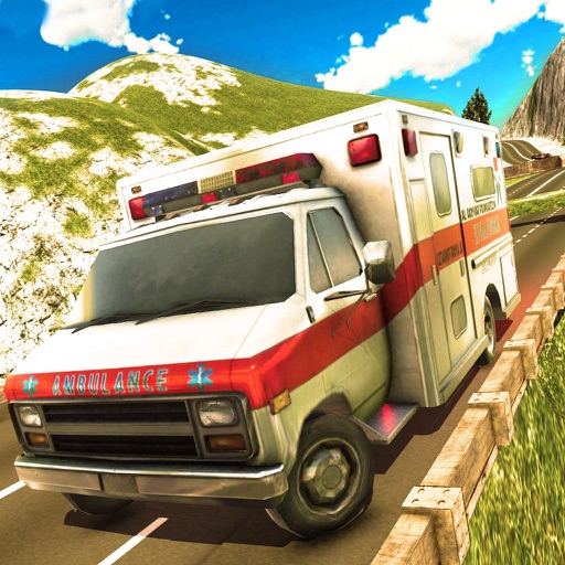 Offroad Ambulance Summer Icon