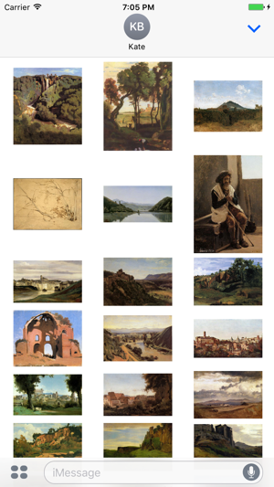 Camille Corot Artworks Stickers(圖1)-速報App