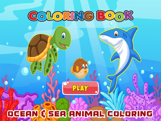 Download Ocean Sea Animal Coloring Book Painting Drawing App Price Drops