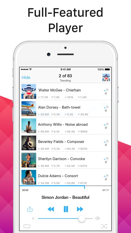 Multi Music Player - Song Streamer, Playlist Maker
