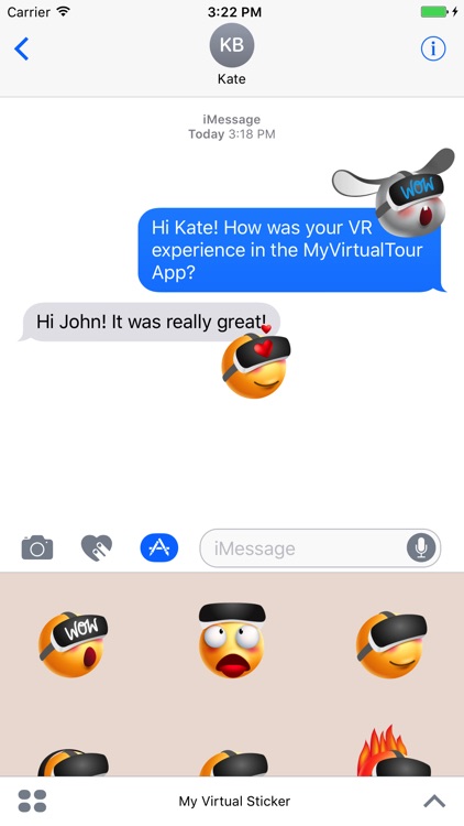 My Virtual Sticker | VR Emoji mit Google Cardboard