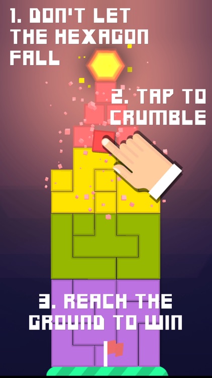 Hexagon Crush the Blocks