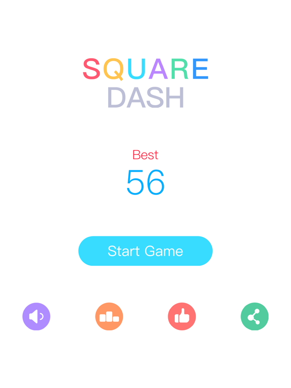Square Dash: Creating the highest record screenshot 3