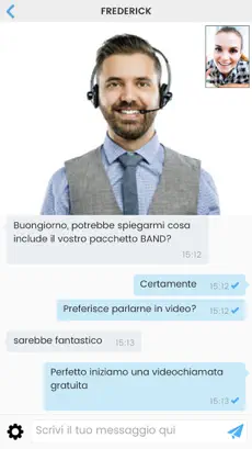 Captura de tela 5 TocToc video live chat iphone