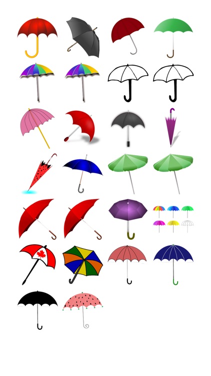 Umbrellas One Sticker Pack