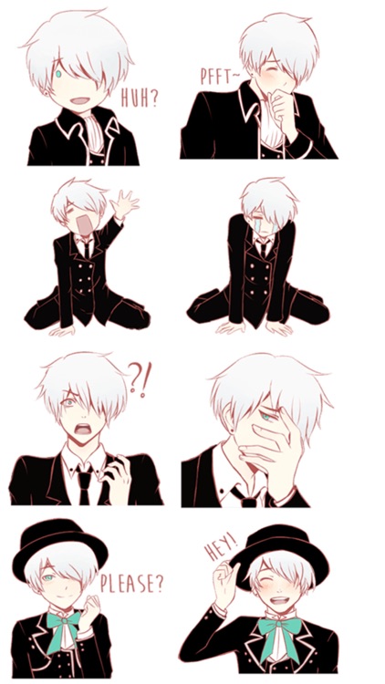 Cute Butler Stickers