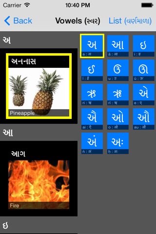 Learn Gujarati screenshot 2