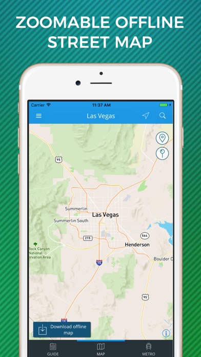 Las Vegas Travel Guide with Offline Street Map screenshot 3