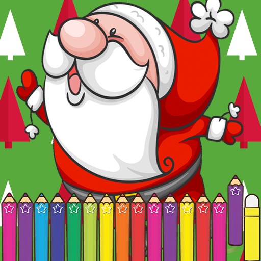 Merry Christmas Coloring for kid and Preschoolers iOS App