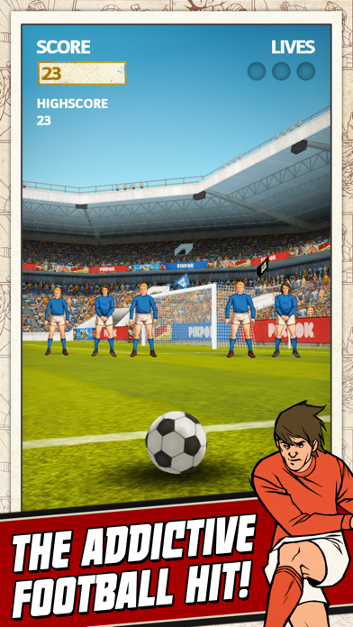 Flick Kick Football Kickoff Screenshot 1