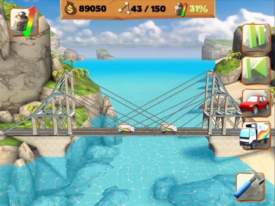 Bridge Constructor Playground! на iPad