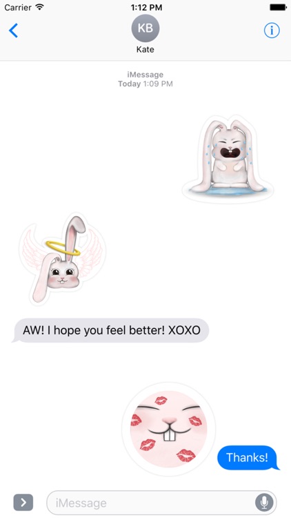 Funny Bunny - Handcrafted Stickers screenshot-1