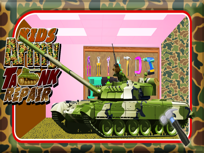 キッズ軍タンク修理 - 戦車戦車工場