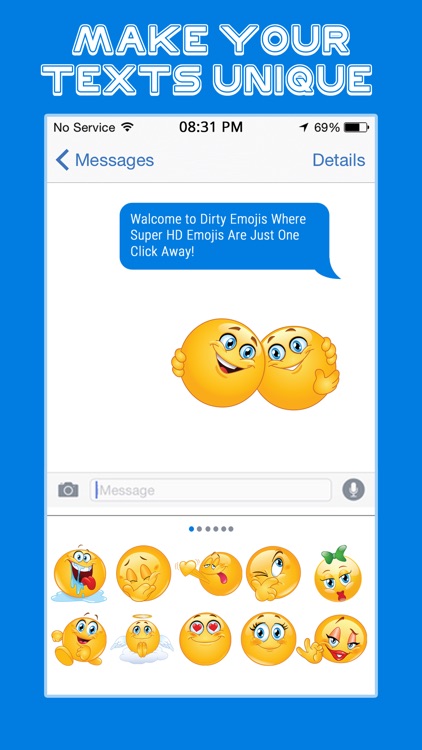 Dirty Emojis - Sexy Emoji Icons & Stickers screenshot-4