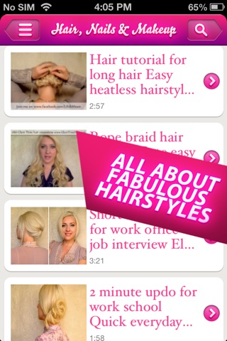 Hair, Nails and Makeup - Beauty App screenshot 3