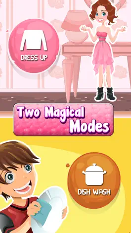 Game screenshot Girl Dress Up Dish Washing Coloring : Free Games hack