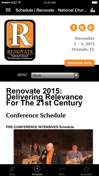 Renovate Conference App