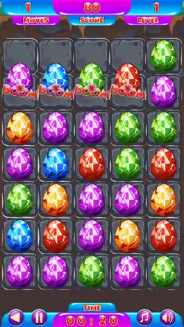 Game screenshot Crystal Egg Mine : gem swap puzzle games hack