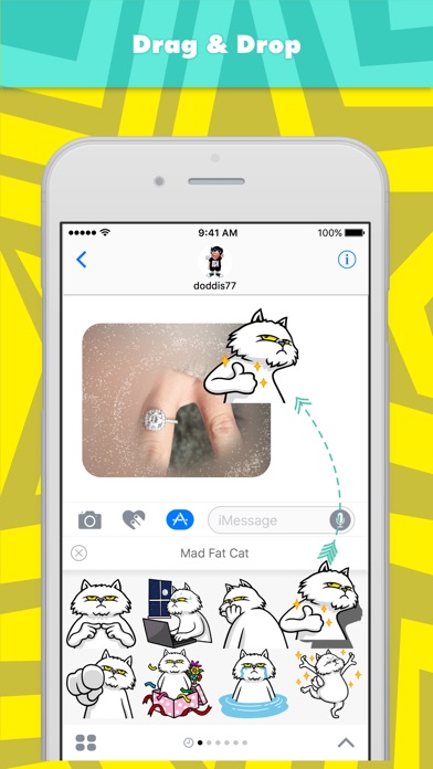 doddis77によるMad Fat Catステッカーのスクリーンショット3 doddis77によるMad Fat Catステッカーのスクリーンショット3