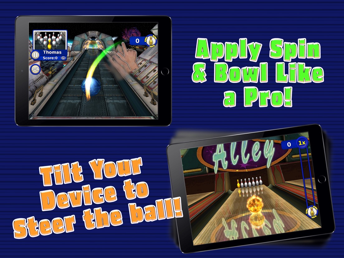 Gutterball Golden Pin Bowling HD Lite iPad app AppWereld