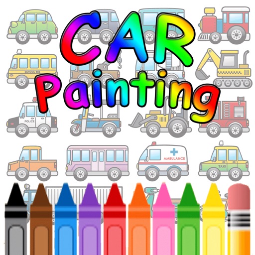 Color for Kid Book Car Painting Graphic Design by Artith Voraphiboonpongse