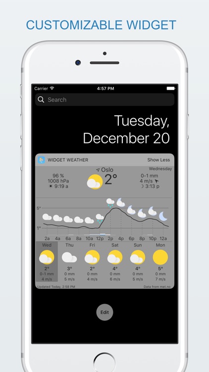 widget weather - offline forecast, your own style