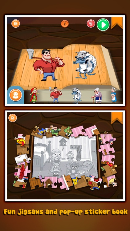 Grimm's Red Riding Hood ~ 3D Pop-up Book screenshot-4