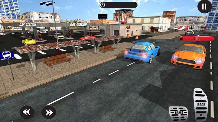 Crazy Car Gas Station Parking screenshot-3